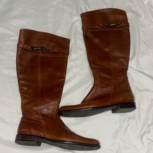 Coach Brown Leather Knee-High Boots